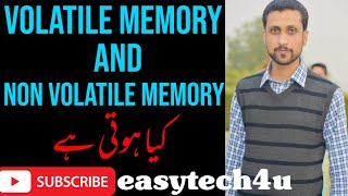 Volatile And Non Volatile Memory  Lecture No 6  Mubarik Siddique  1st Year  easytech4u [upl. by Beth]