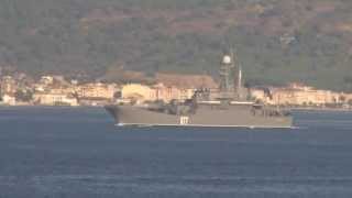 Russische Kriegsschiffe in Ägäis angekommen  New Russian warships crossed the Bosphorus [upl. by Aufmann818]