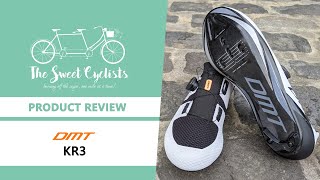 Italian cycling slippers  DMT KR3 Full Knit Carbon Road Cycling Shoe Review  feat IP1 BOA Dial [upl. by Sibell]