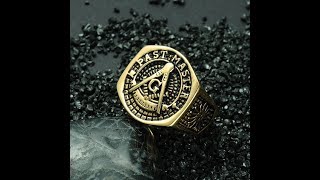 Past Master Masonic Ring [upl. by Leroy]