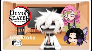 🫶Hashiras react to tiktoks  spoilers  slight giyushino  5k special [upl. by Aicinoid]