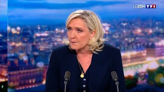 Marine Le Pen  « Cest ma mort politique qui est réclamée » [upl. by Oona]