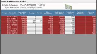 Tutoriales Calden OilCierre de turno en playaflv [upl. by Sidran279]