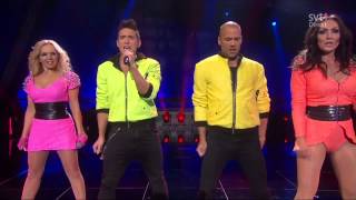 Alcazar amp Danny Saucedo  Alcazar Medley Live  Melodifestivalen 2013  semi [upl. by Ddet352]