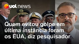 Golpe Quem evitou golpe em 2022 em última instância foram os EUA diz pesquisador [upl. by Willyt]