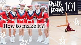 How to make the DRILL TEAM  DANCE TEAM  Everything you need to know [upl. by Allissa537]