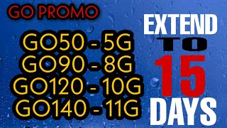 How to extend Globe Go Promo in 15 days [upl. by Anelrats67]