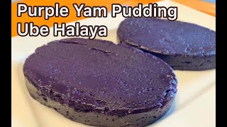 How to cook Ube HalayaPurple Yam Pudding using Powder Business ideas or Dessert [upl. by Ahsuatan997]