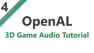 OpenAL 3D Audio Tutorial 4 Distance Attenuation [upl. by Bennir]