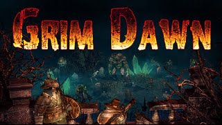 Grim Dawn Smugglers Basin and killing Gutworm the Maneater lvl 27 mini boss [upl. by Aehcim]