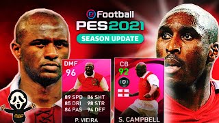 PES2021  ESTREIA RANKING CHALLENGE  CAMPBELL ICONS [upl. by Tompkins]