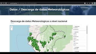 DESCARGAR DATOS METEOROLÓGICOS DEL SENAMHI PERÚ Y PROCESAR EN EXCEL [upl. by Laen752]