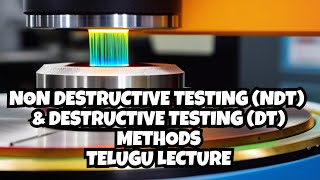 Destructive Testing  DT   Non Destructive Testing  NDT  Methods  Basics  Telugu Lecture [upl. by Atiuqahs]