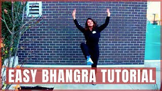 Easy Bhangra Dance Tutorial  Candlelight  Top 3 Beginner Bhangra Steps  BHANGRAlicious [upl. by Arabela]