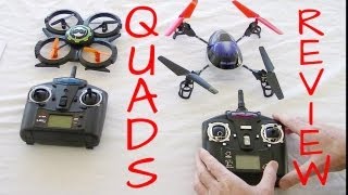 BangGood QuadCopter Review UDIRC U816A and WLToys V949 [upl. by Nerrot]