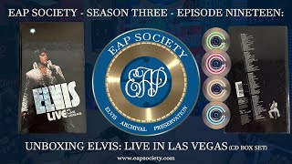 Unboxing Elvis Live In Las Vegas 4CD Set EAPSS03E19 [upl. by Iohk]