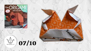 0710  Twin Penguin  Easy ORIGAMI Calendar 2024 [upl. by Eimirej]