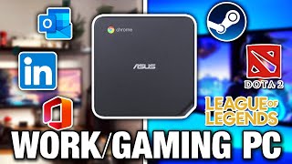 The BEST Gaming and Work MINI PC  ASUS Chromebox 4 i7 10510U [upl. by Rosamund]