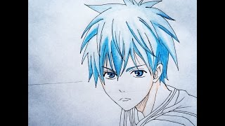 How to draw Kuroko Kuroko no basket [upl. by Ranee]