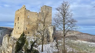 Extrem krasse Winter Biketour an der Albkante zur Ruine Reußenstein [upl. by Eniamaj]