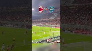 AC Milan vs Lecce Goals  Highlights ❤️🖤🤍 shorts [upl. by Williamson]