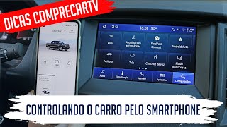 FordPass Connect  Controlando o carro da Ford pelo smartphone Central Sync 3 [upl. by Kast]