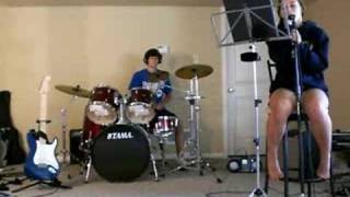 Skater Boy Cover Avril Lavigne Drums and Vocals [upl. by Adelheid563]