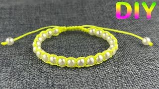 DIY Your Beaded Bracelet Tutorial  How to Make Bracelet with Beads  Easy Bead Jewelry Making Ideas [upl. by Hnah384]