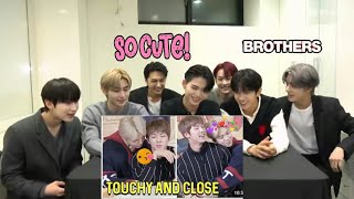 Enhypen Reaction to BTS Touchy moments 💜💜 Fanmade [upl. by Odoric]