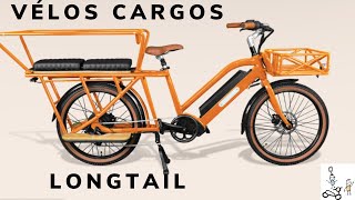 Vélos Cargos Longtail électriques français ebike longtail urbanmobility [upl. by Annaik290]