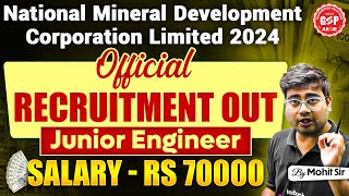 NMDC Recruitment 2024  NMDC Recruitment  NMDC Recruitment 2024 Apply Online  Complete Details [upl. by Akkahs718]