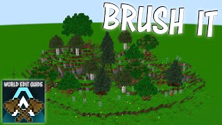 How to use Brushes in WorldEdit  Minecraft WorldEdit Guide Ep5 [upl. by Acinoed406]