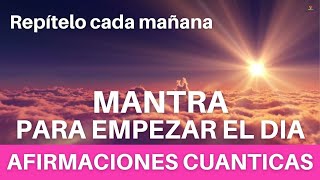 ☀️ DECRETOS de la MAÑANA ☀️  Afirmaciones para EMPEZAR el DIA con ENERGIA en POSITIVO  Mindset [upl. by Craggie]