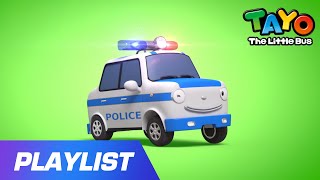 Playlist Tayo Pat the Police Car Special  Police Car Song  The Brave Cars  Songs for Kids [upl. by Leumhs]