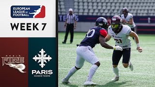 Rhein Fire  Paris Musketeers Highlights  Week 7  Season 2023 [upl. by Eiramaliehs202]