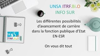 Fonction publique dEtat  les possibilités dévolution de carrière des personnels [upl. by Oletta]