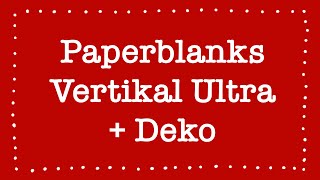 Paperblanks Vertikal Ultra  Hourly  Tagebuch  Deutsch [upl. by Weylin]