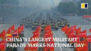 Chinas largest military parade marks National Day [upl. by Stranger]