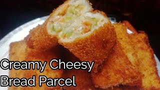 Kam Cheezon Se Banae Creamy Cheesy Bread Parcel  Bhut Hi Tasty [upl. by Ennylhsa]