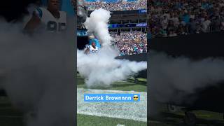 It’s game time 🤝 nfl panthers derrickbrown [upl. by Aiciram613]