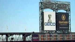 Plane Flying Over CitiField During Mets Game [upl. by Bambi819]