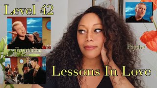 REACTION by PSYCHE Level 42 Lessons In Love Official Music Video480p HD 720p [upl. by Mahsih]