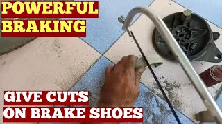 Achieving POWERFUL BRAKING with Motorcycle Drum Brakes [upl. by Navinod341]