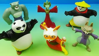 2024 KUNG FU PANDA 4 set of 6 BURGER KING MOVIE COLLECTIBLES VIDEO REVIEW [upl. by Artapoelc]