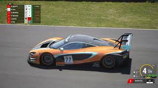 ACC  Misano  McLaren GT3  Hdias e DMoutinho Bentley [upl. by Yelkrab]