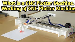 What is the CNC Plotter Printer machine  working of CNC plotter printer machine  CNC plotter [upl. by Malita471]