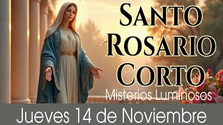 Santo Rosario A La Virgen Maria Jueves 14🌹 Misterios Luminosos 🌹Rosario a la Virgen María [upl. by Kissner275]