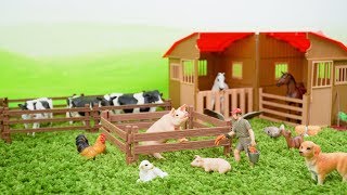 Fun Farm Animal Sounds  Learn About Animals for Children  Kids Learning Videos [upl. by Alitta728]