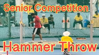 Senior National InterState Hammer Throw Competition Men’s at Panchkula [upl. by Lladnarc]