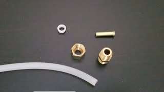 How to install Compression Fittings on plastic tubing [upl. by Bolme]